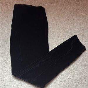 Lysse Black Velvet Leggings